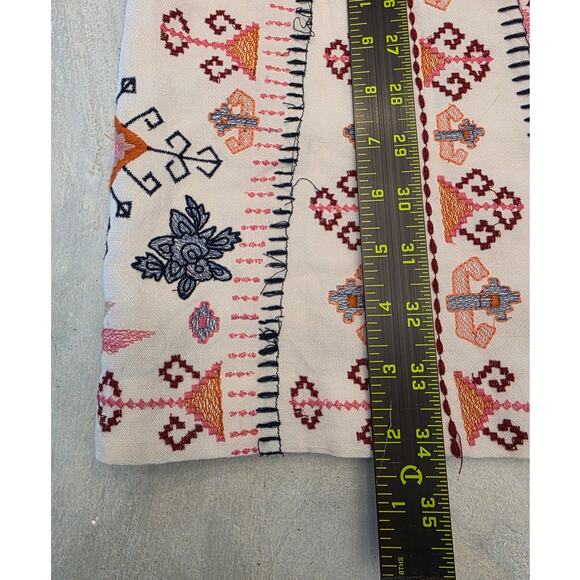 Anthropologie Akeimi + Kin Women's Embroidered Colorblocked Dress SZ 6 - Picture 11 of 11